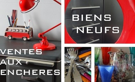 ventes aux encheres de biens neufs
